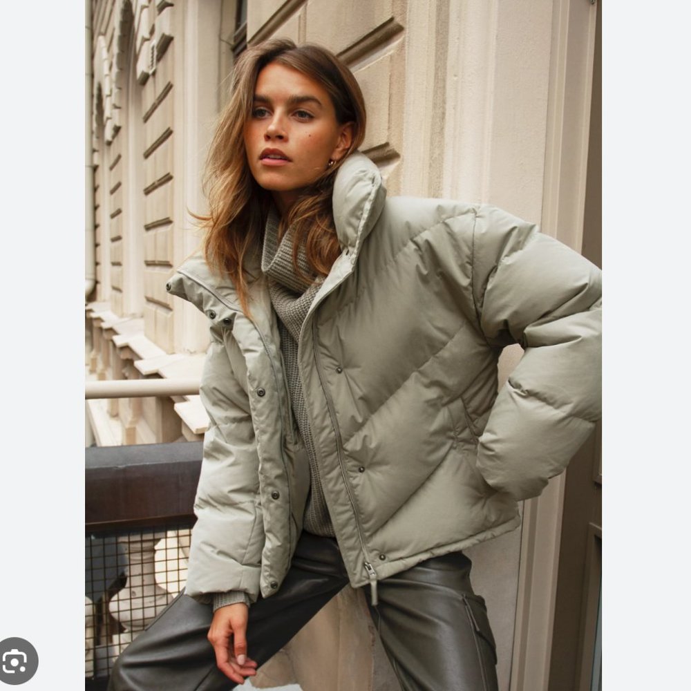 Aritzia Wilfred The cloud puff - Dry Basil Green Sz M